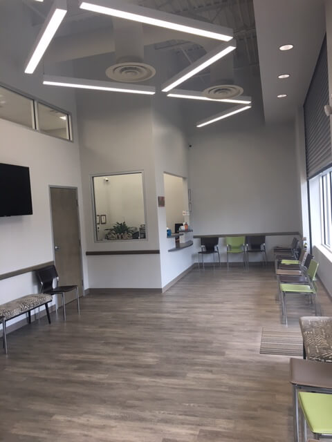 Reception area